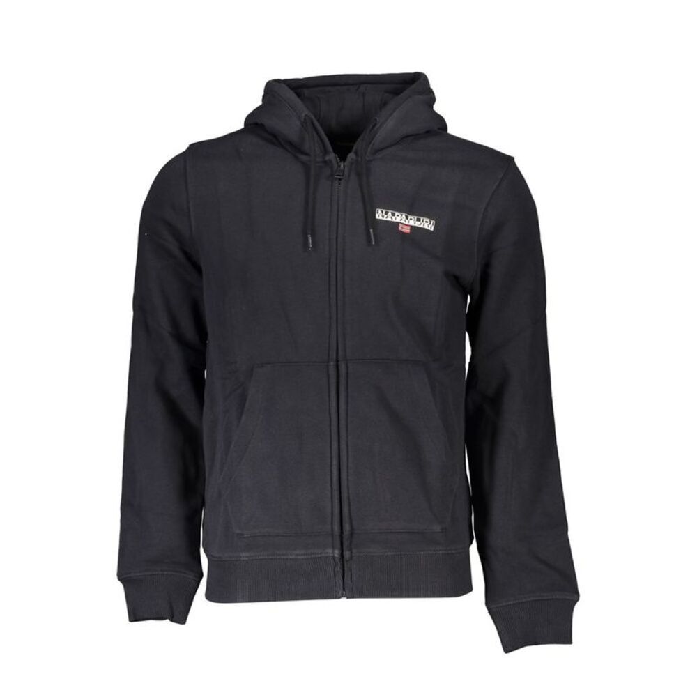 Napapijri Black Cotton Men's Men's Hoodie